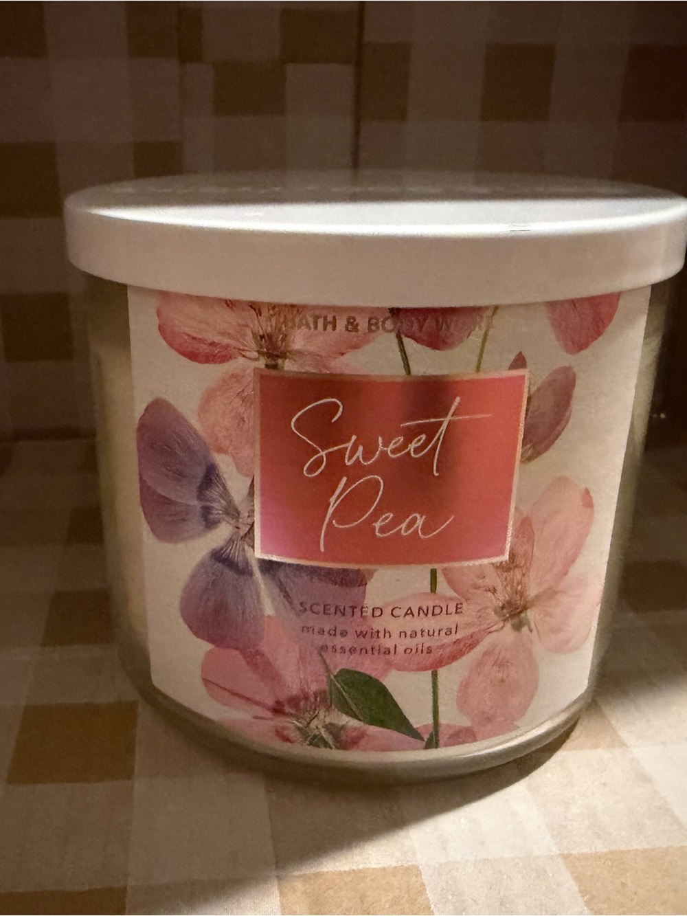 Bath & Body Works Sweet Pea Floral Jar Candle
